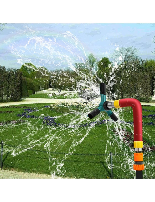 Summer Pet Garden Water Toy Garden Watering And Cooling Kids Trampoline Sprinkler - Green - Large, hi-res image number null