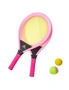 Kids Tennis Racket Set, Nbr Badminton Tennis Rackets Balls Set, Kids Racket Play Game Toy Set, Play At The Beach Or Lawn - Blue, hi-res