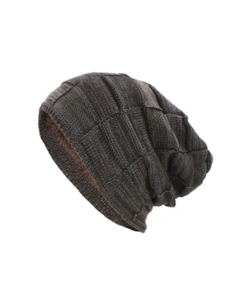 Unisex Warm Winter Outdoor Knitted Casual Beanie Hat - Navy