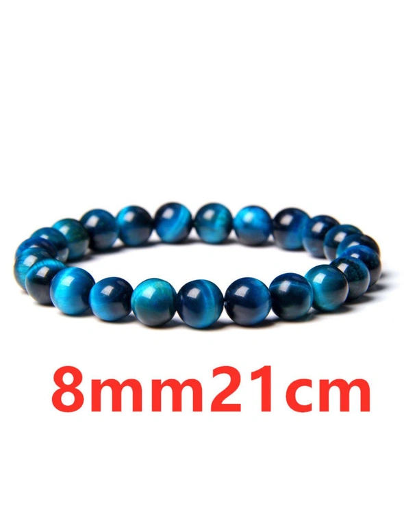 2 Sets of Natural Stone Tiger Eye Yoga Energy Bracelet - One Size, hi-res image number null