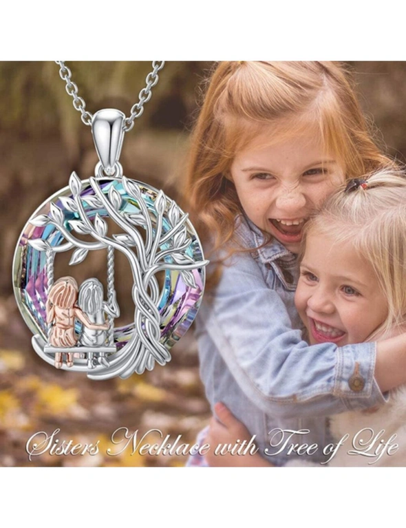 Tree Of Life Sisters On A Swing Necklaces - One Size - Set Of 1, hi-res image number null