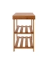 Artiss Bamboo Shoe Rack Wooden Seat Bench Organiser Shelf Stool - One Size, hi-res