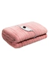Giselle Bedding Heated Electric Throw Rug Fleece Sunggle Blanket Washable Pink - One Size, hi-res