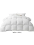 Giselle Bedding King Size 800Gsm Goose Down Feather Quilt - One Size, hi-res