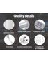 Devanti Electric Heated Towel Rail Rails Warmer Rack Aluminium 10 Bars - One Size, hi-res