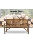 Gardeon Wooden Garden Bench Chair Natural Outdoor Furniture DÃ©cor Patio Deck 3 Seater - One Size, hi-res