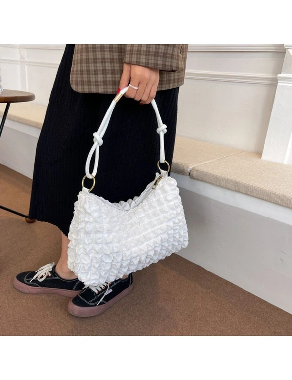 Fashionable Shoulder Bag Modern Style Leisure Handbag - Black, hi-res image number null