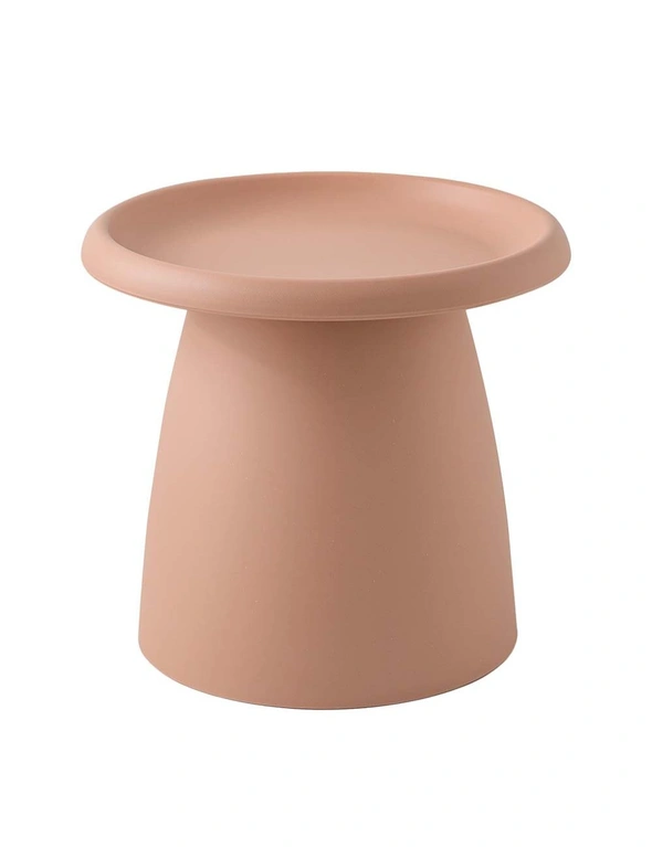 Artissin Coffee Table Mushroom Nordic Round Small Side 50Cm Pink - One Size, hi-res image number null