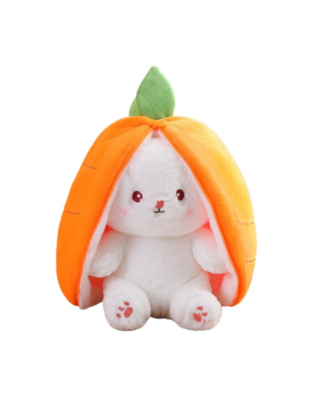 Kawaii Fruit Transfigured Bunny Plush Toy Cute Carrot Strawberry Turn ...