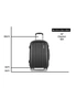 Wanderlite 24" Luggage Trolley Travel Suitcase Set Hard Case Shell Lightweight - One Size, hi-res
