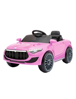 Rigo Kids Ride On Car Battery Electric Toy Remote Control Pink Cars Dual Motor - One Size
