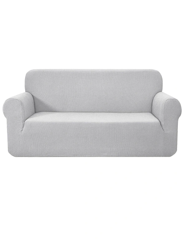 Artiss High Stretch Sofa Cover Couch Lounge Protector Slipcovers 3 Seater Grey - One Size, hi-res image number null