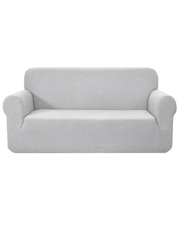 Artiss High Stretch Sofa Cover Couch Lounge Protector Slipcovers 3 Seater Grey - One Size