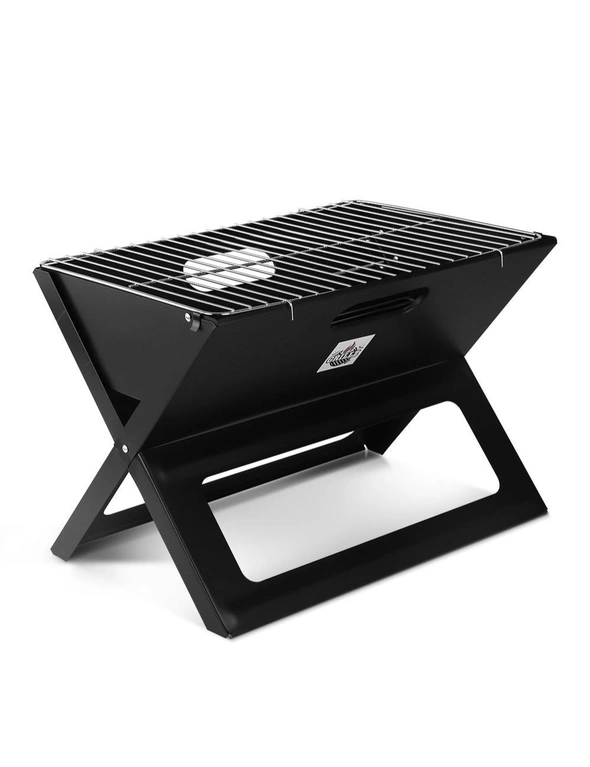Grillz Notebook Portable Charcoal Bbq - One Size, hi-res image number null