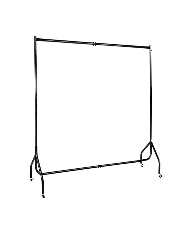 Unbranded Artiss 6Ft Clothes Racks Metal Garment Display Rolling Rail Hanger Airer Stand Portable - One Size, hi-res image number null