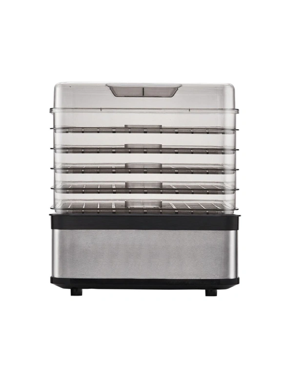 Devanti Food Dehydrator With 5 Trays - Silver - One Size, hi-res image number null