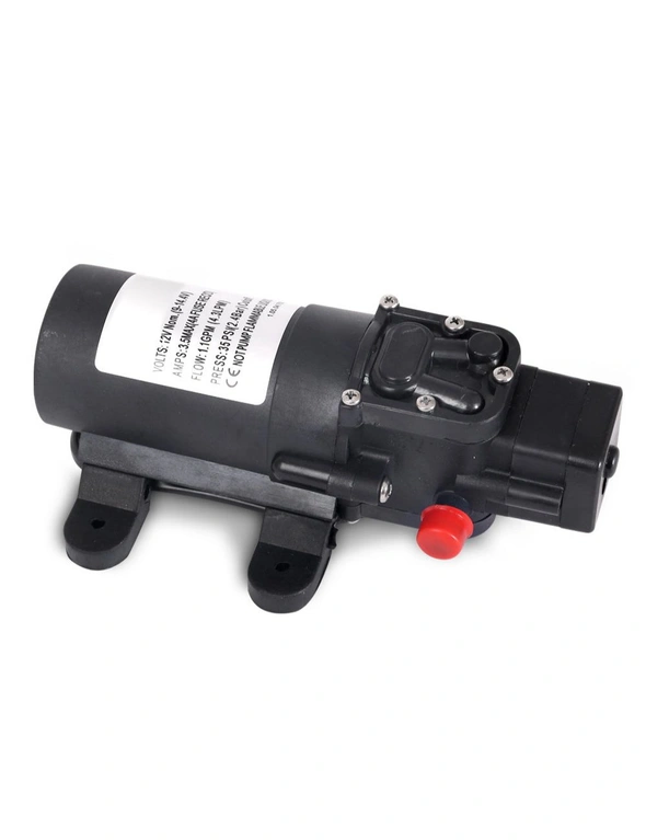 Devanti 12V Portable Water Pressure Shower Pump - One Size, hi-res image number null