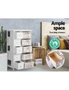 Artiss 5 Basket Storage Drawers - White - One Size, hi-res
