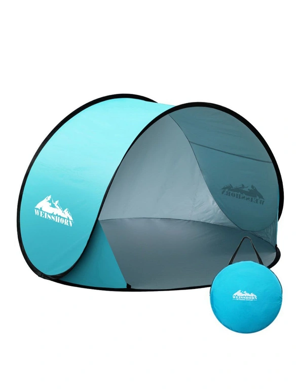 Weisshorn Pop Up Beach Tent Camping Portable Sun Shade Shelter Fishing - One Size, hi-res image number null