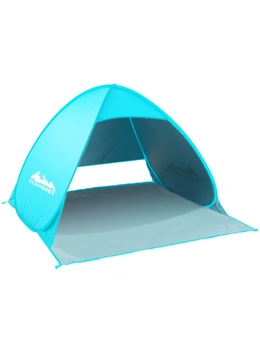 Weisshorn Pop Up Beach Tent Camping Hiking 3 Person Sun Shade Fishing Shelter - One Size