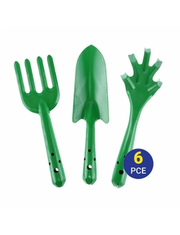 Garden Greens 6PCE Garden Hand Tool Set High Quality 2 Sets Comfortable 27cm