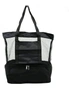 Summer Splash Beach Bag With Cooler Compartment Clear Mesh 35 x 40cm, hi-res