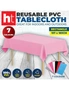 7PK Table Cloth Reuseable 137x183cm Great for Indoors and Outdoors Events, hi-res