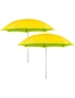 Summer Splash  2PK Beach Umbrella & Storage Bag Beach Picnic Wind Proof Adjustable 87 x 180cm (Yellow), hi-res