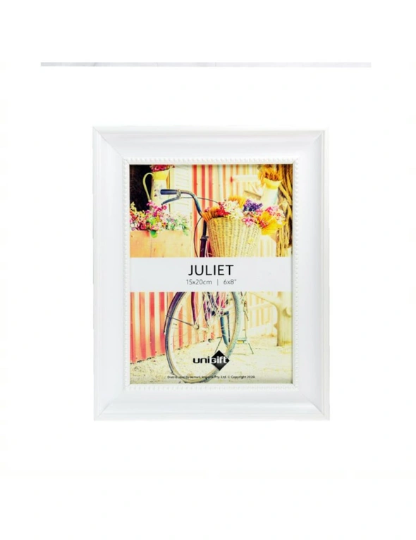 UniGift Photo Frame -  Picture Frame Set with Glass Front - White (15x20cm), hi-res image number null