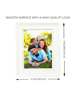 UniGift Photo Frame -  Picture Frame Set with Glass Front - White (15x20cm)