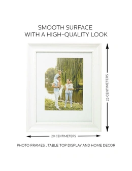 UniGift Photo Frame -  Picture Frame Set with Glass Front - White (20x25cm)