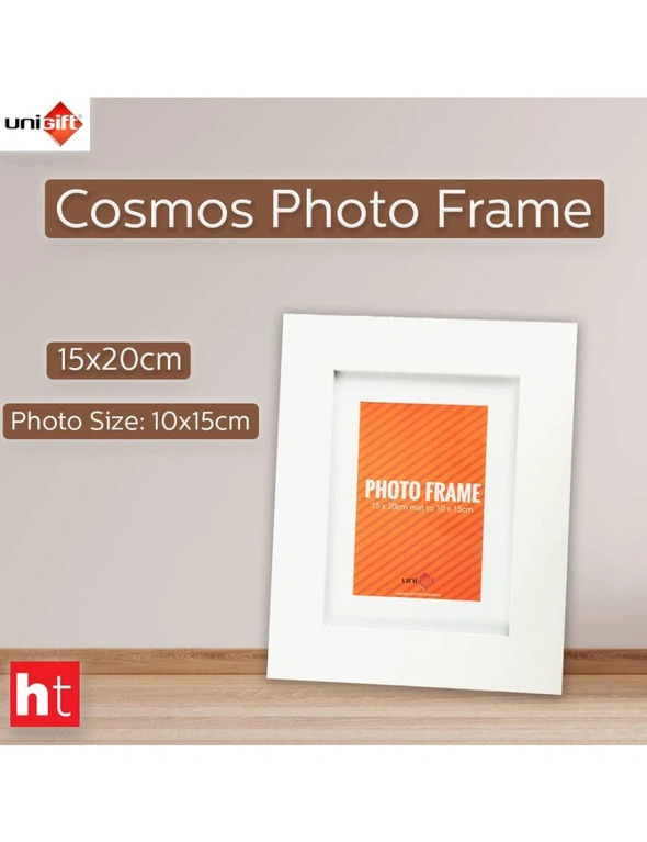 UniGift Cosmos Photo Frame - White (15x20cm/10x15cm), hi-res image number null