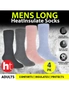 Yatsal  Heat Insulate  4pk Warm Extra Long Socks -  High Thermal and Insulation Socks for Men, hi-res