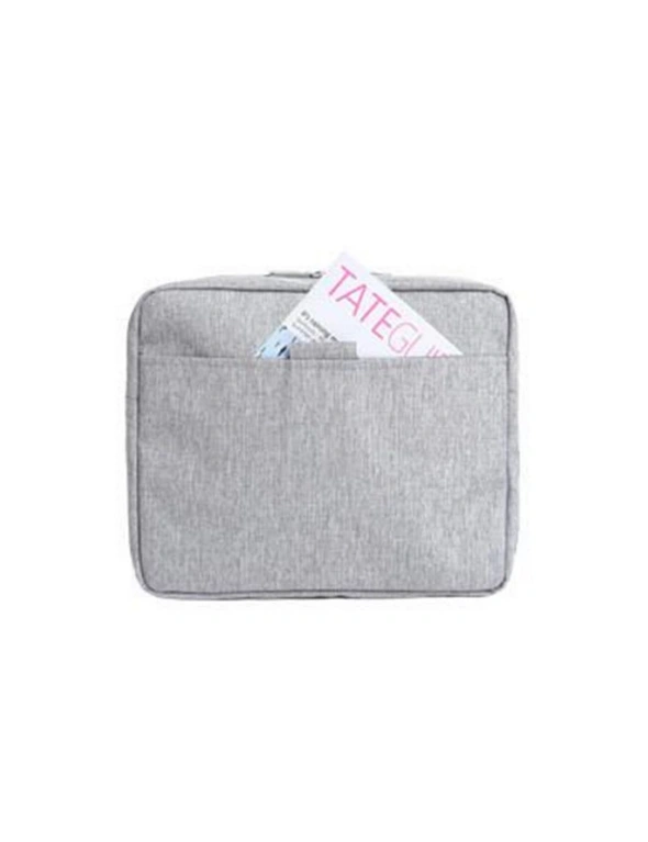 Travel Bag Multi Compartment - Light Grey - Shoulder Strap Oxford Fabric, hi-res image number null