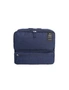 Travel Bag Multi Compartment - Navy Blue - Shoulder Strap Oxford Fabric, hi-res