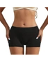 Women's Seamless Nylon Boyshort Panties - 3 Pack - Black, White, Grey, hi-res