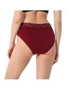 Womens Briefs Hipster Lace Bikini Underwear - 3 Pack - Black, Wine Red, Skin, hi-res
