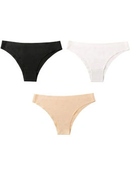 Sexy Basic Women's 12 Pack Bikini Brief Panties | Ultra-Soft & Silky Nylon  -Spandex Stretch Underwear