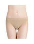 Women Breathable Underwear Thongs 3 Pack - Black, White, Skin, hi-res