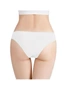 Women Breathable Underwear Thongs 3 Pack - Black, White, Grey, hi-res