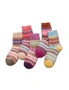 Soft Wool Socks 5packs (Coffee, Blue, Pink, Purple & Skin), hi-res