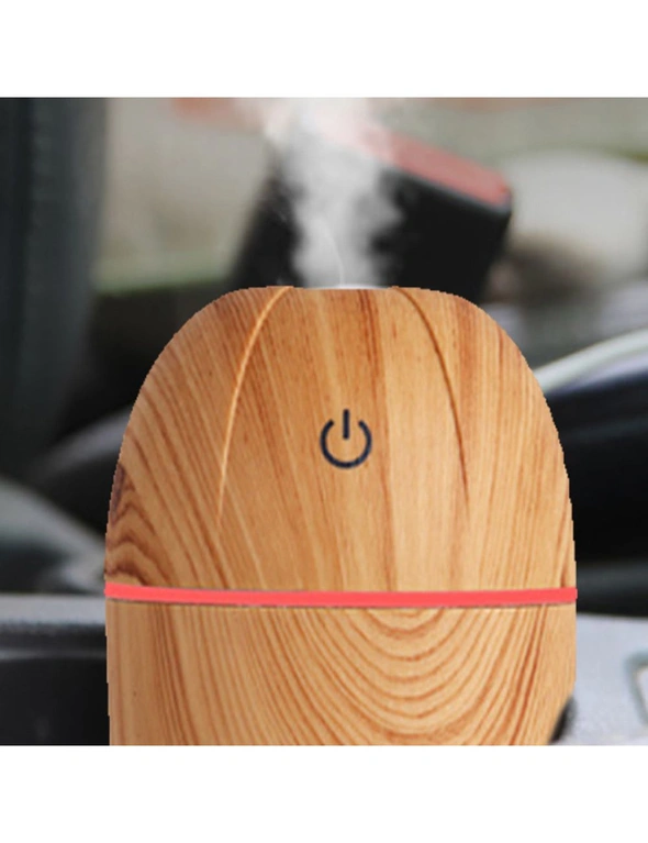 USB Essential Oil Aroma Diffusers - Portable - Light Brown, hi-res image number null