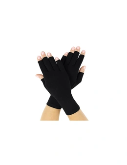 Compression Arthritis Gloves - Black S