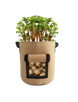 Potato Grow Bag - 1pack - Durable Flexible Reusable Breathable - Brown