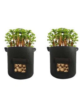 Potato Grow Bag - 2packs - Black