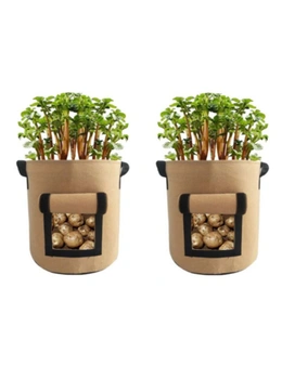 Potato Grow Bag - 2packs - Brown