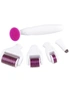 6 in 1 Derma Roller Set - Purple with White - Achieve glowing skin without paying for professional microneedling treatments, hi-res