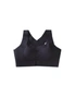 Front Buckle Support Bra - Black - Easy And Adjustable Front Buckle For Prominent Push-Up Effect-M, hi-res