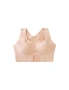 Front Buckle Support Bra - Skin - Easy And Adjustable Front Buckle For Prominent Push-Up Effect-M, hi-res