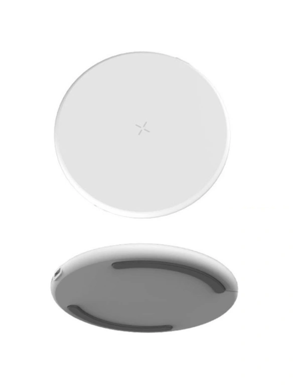QI Wireless Charger Compatible with iPhone and Samsung (White), hi-res image number null